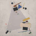 Abstracionismo, K. Malevich, Suprematismo dinâmico, 1915