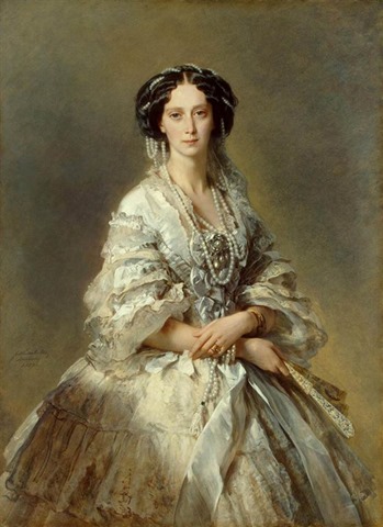 Winterhalter, Franz Xaver - Portrait of Empress MariaAlexandrovna - 1857 - The Hermitage, St. Petersburg